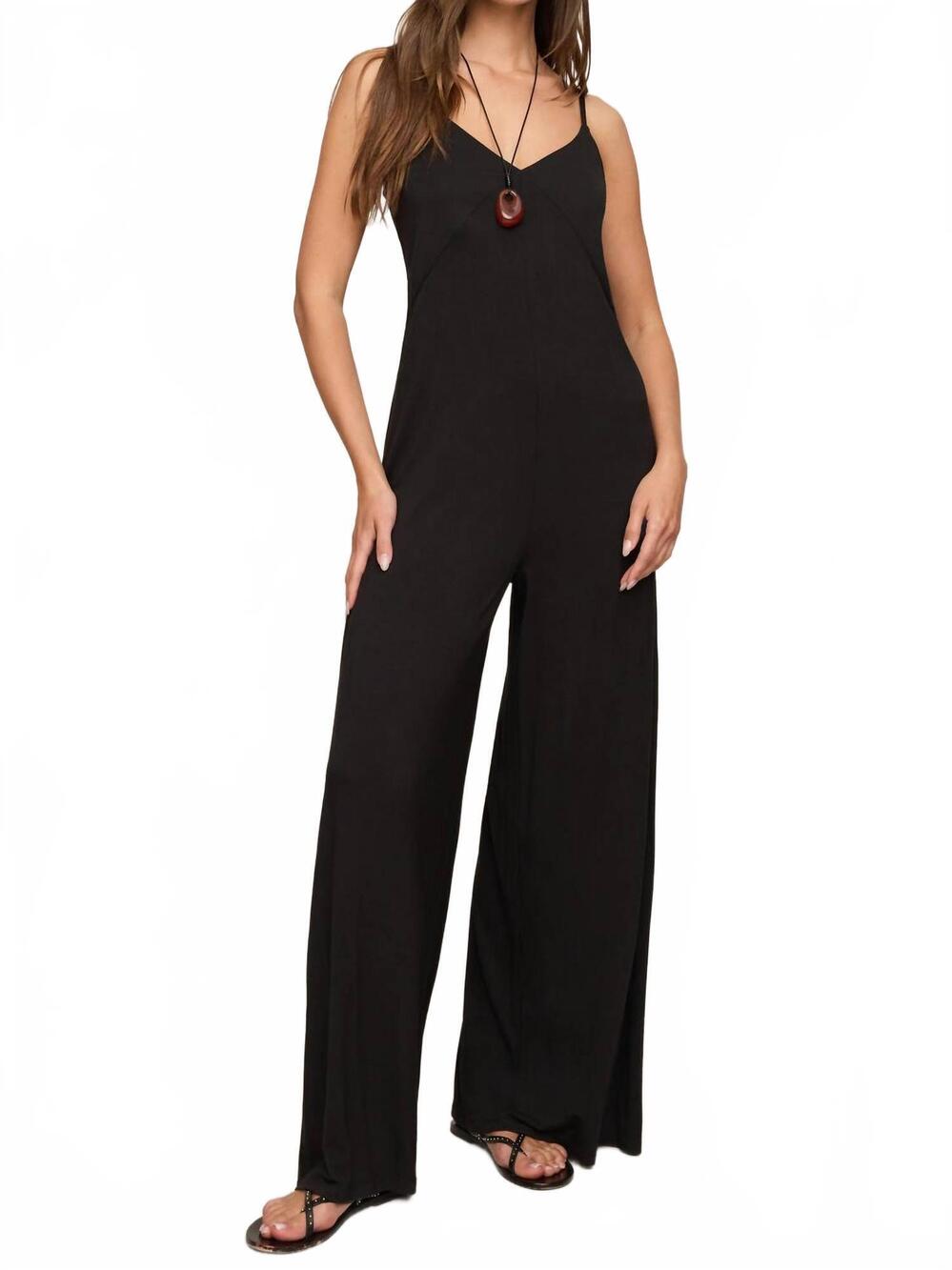 NEW Z SUPPLY leyla jumpsuit in black